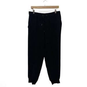 Wilfred | Aritzia Black High-Rise Drawstring Classic Workwear Pants Size Large